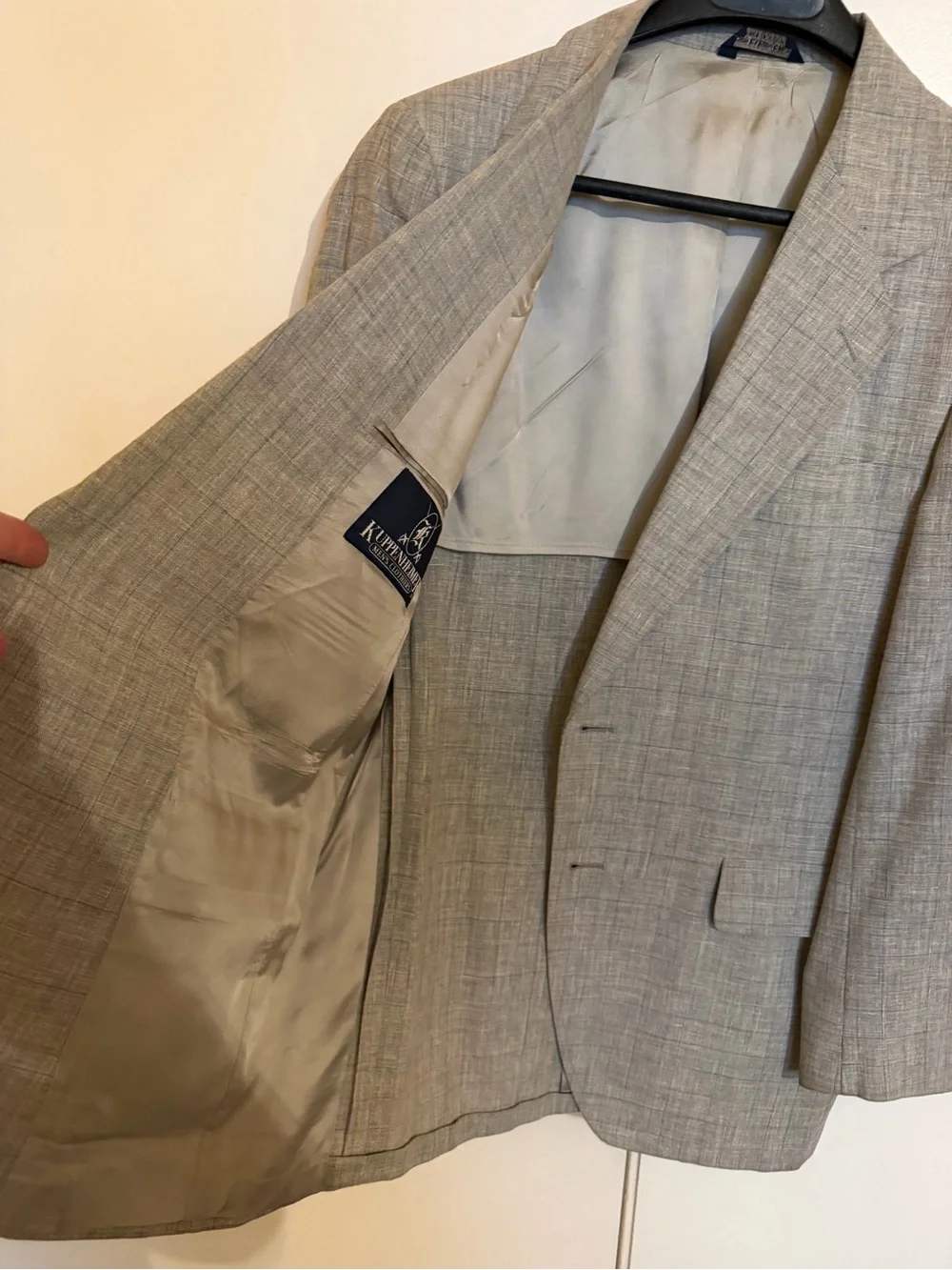 Men's Tailored Light Gray Sport Coat - Classic Single-Breasted Blazer